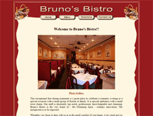 Tablet Screenshot of brunosbistro.com
